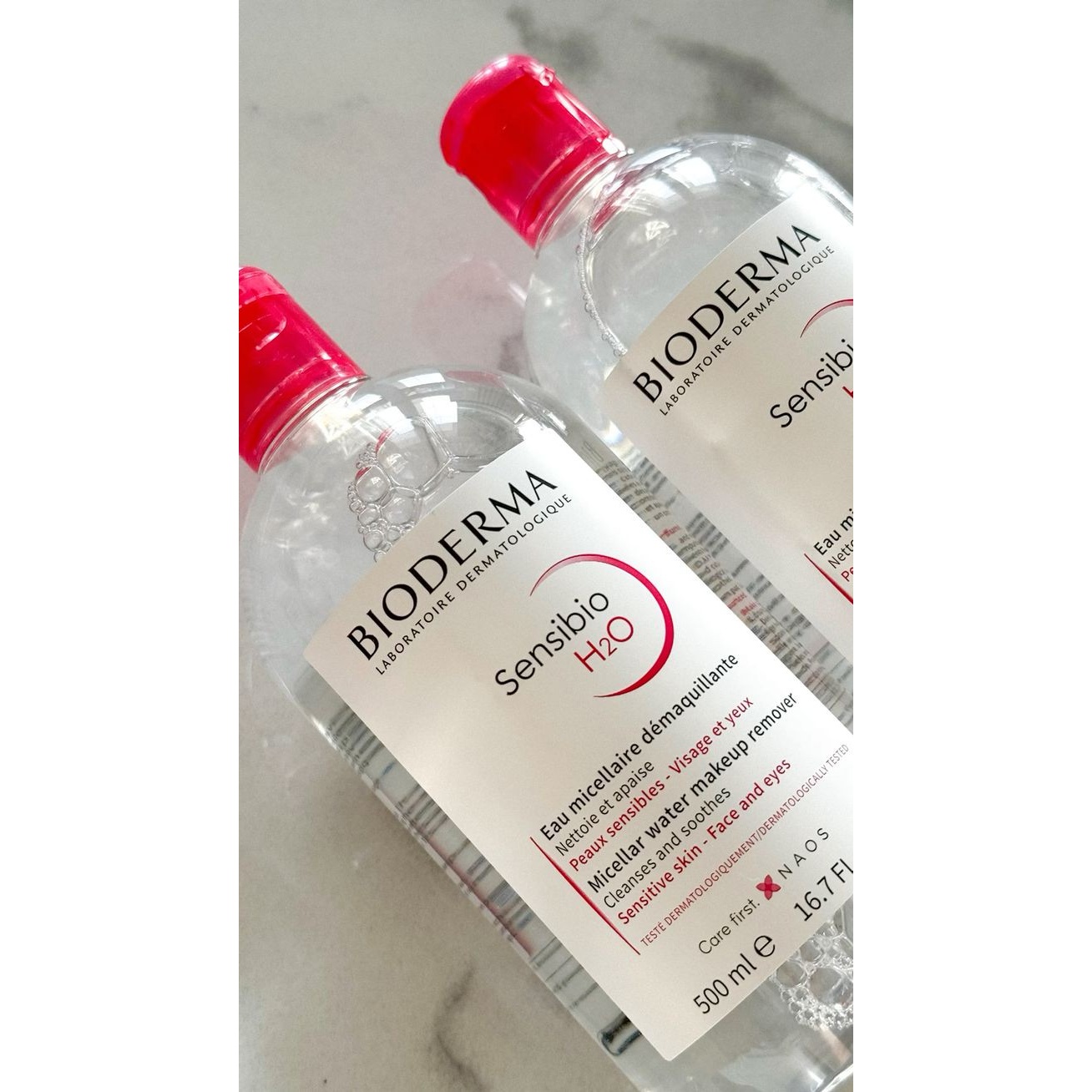 میسلار واتر بایودرما صورتی 500 میل Bioderma Sensibio H2O