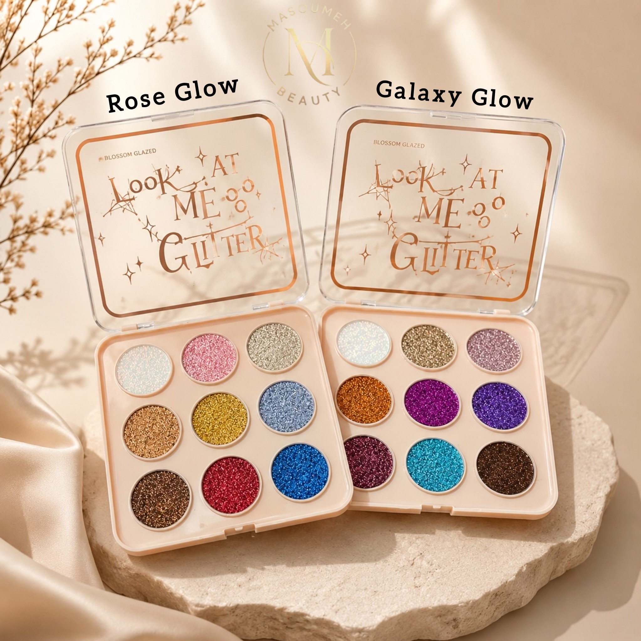پالت سایه اکلیلی 9 رنگ Look At Me Glitter