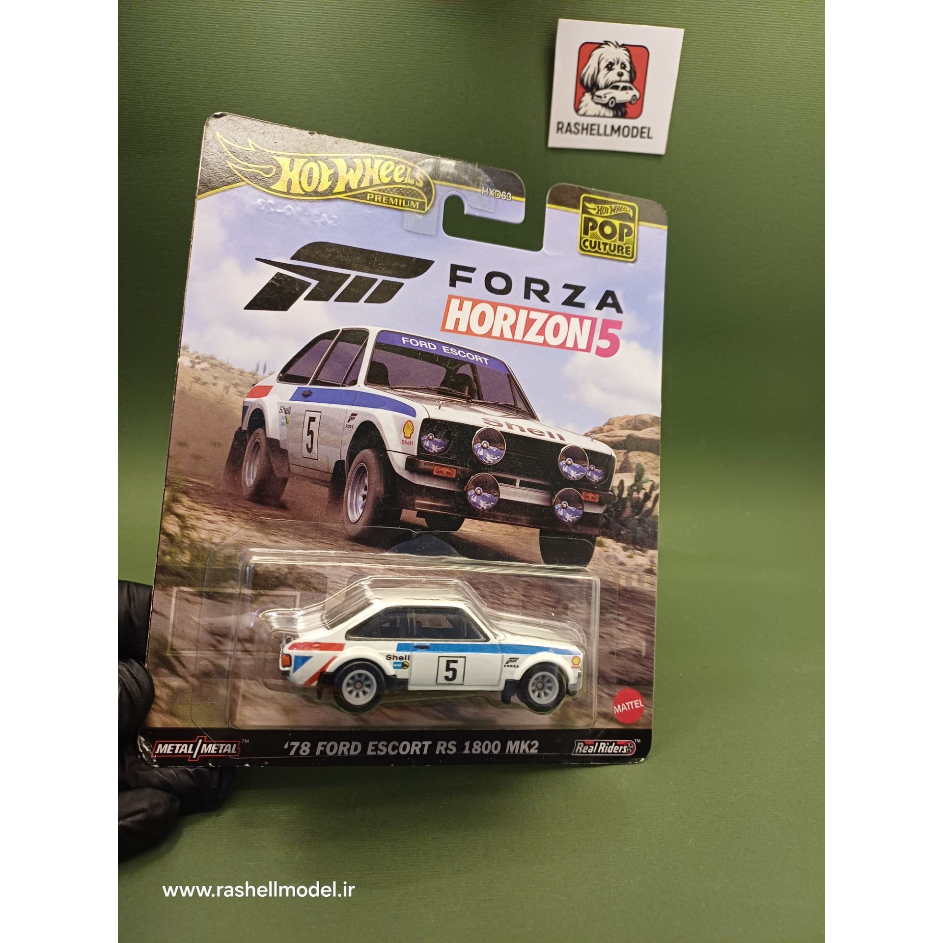 ماکت هات ویلز فورد اسکورت rs 1800 mk2 1978 سری پرمیوم فورزا هوریزون مقیاس 1 64