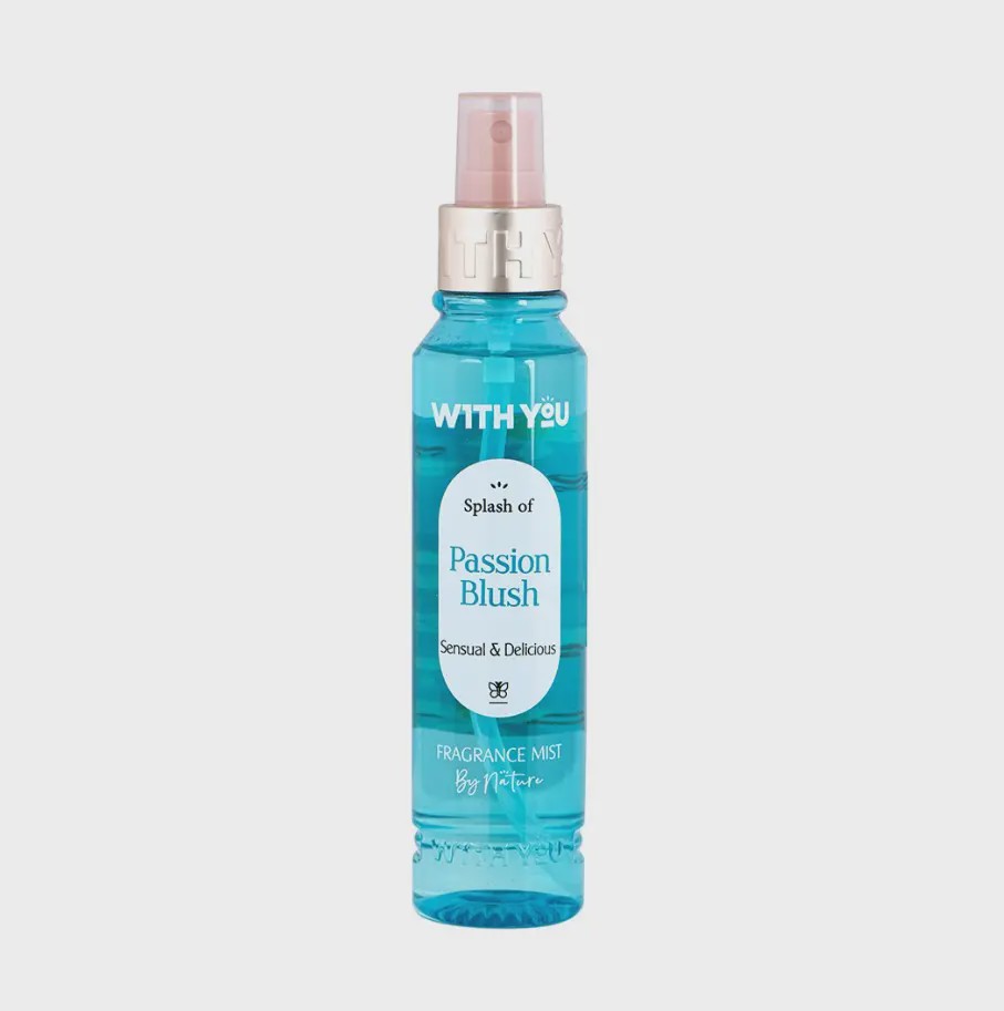 بادی اسپلش ویت یو با رایحه رویای شیرین شب تابستانی With You Passion Blush Body Perfume
