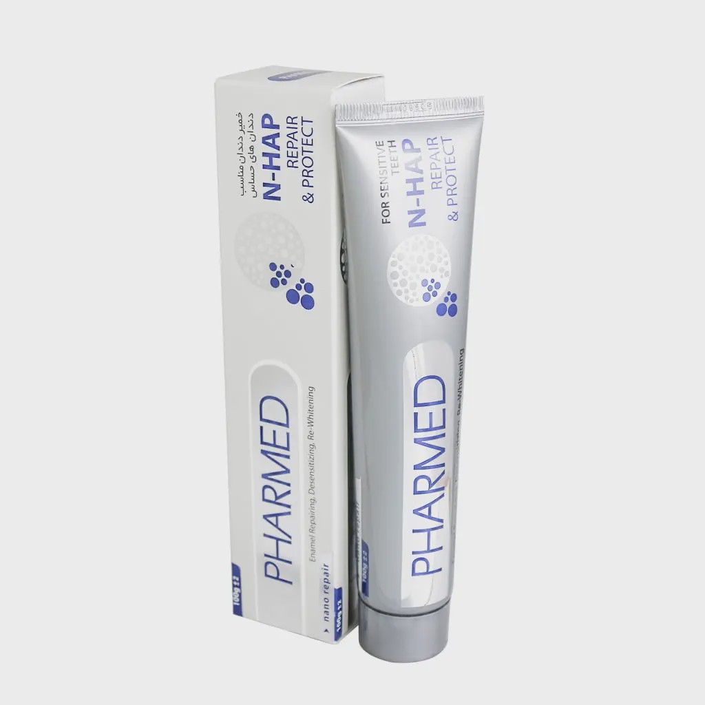 خمیر دندان ترمیم کننده نانو فارمد مناسب دندان های حساس Pharmed Sensetive Toothpaste