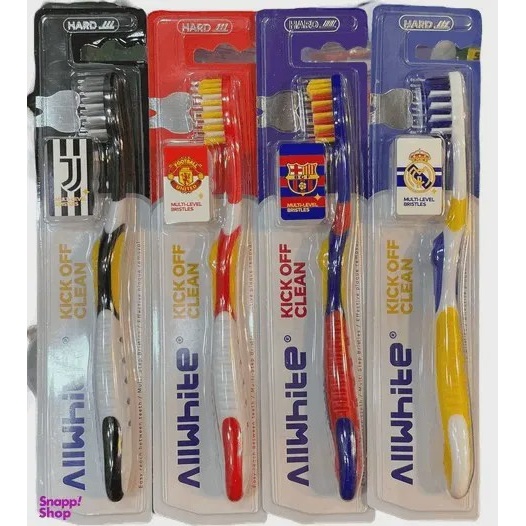 مسواک آل وایت مدل Kick Off Clean با برس سخت Allwhite Kick Off Clean Hard toothbrush