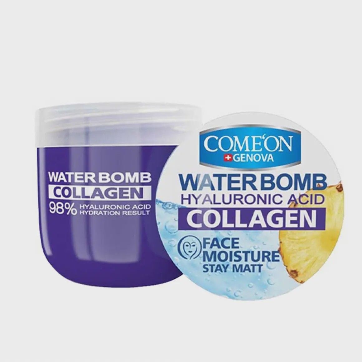کرم آبرسان واتر بمب کلاژن 200 میلی لیتر کامان Water Bomb Collagen Moisture Cream Comeon