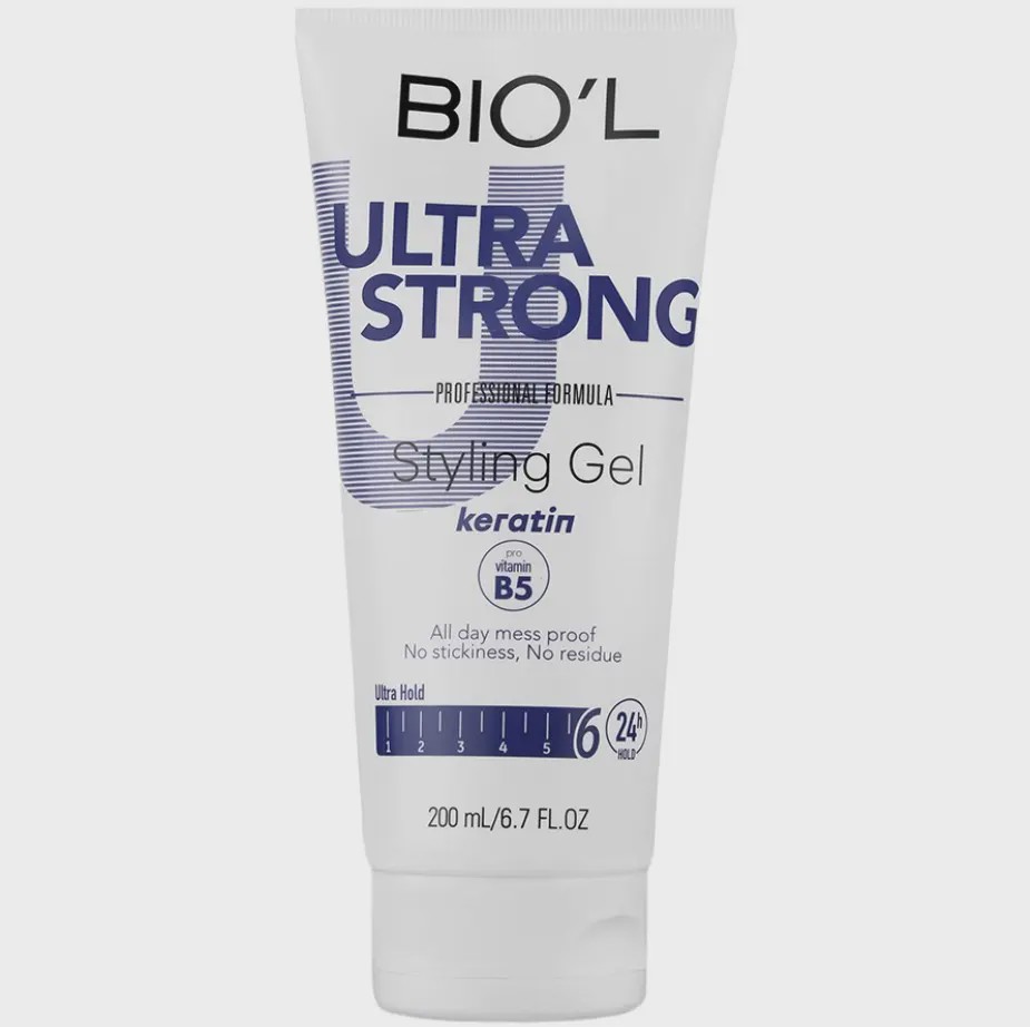 ژل موی سر اولترا استرانگ 6 بیول Ultra Strong Hair Styling Gel 6 Biol