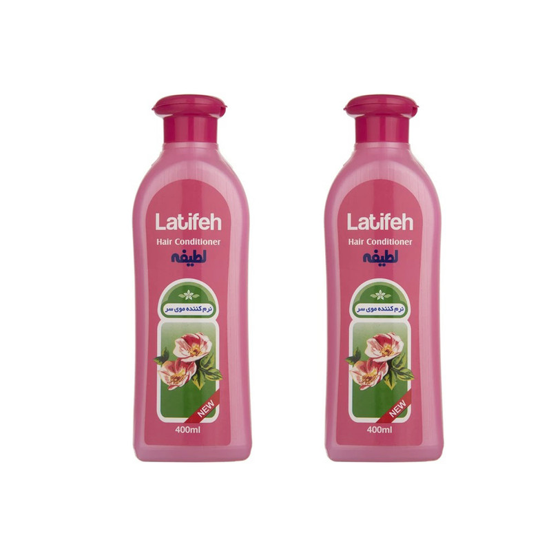 نرم کننده مو لطیفه مدل sh0098.2 حجم400 میلی لیتر بسته 2 عددی