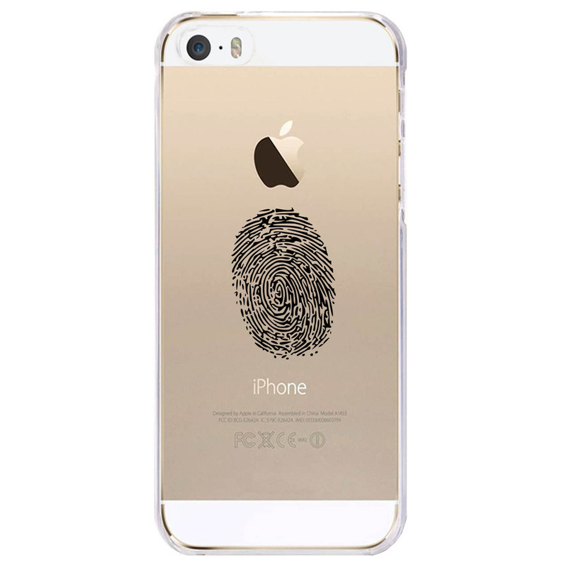 کاور مگافون طرح اثر انگشت مدل C62-B مناسب برای گوشی موبایل اپل iPhone 5 / 5S / SE
