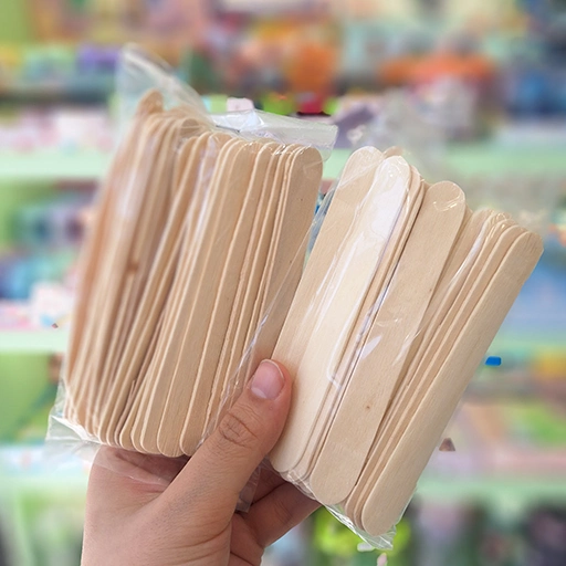 بسته ی چوب بستنی ساده ی پهن