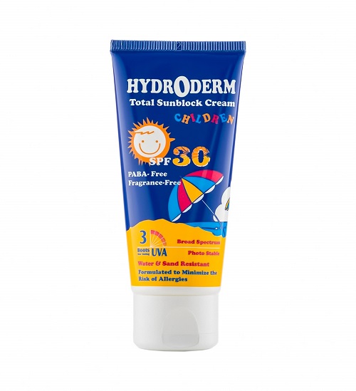 کرم ضد آفتاب کودکان SPF30 هیدرودرم 50 میلی لیتر