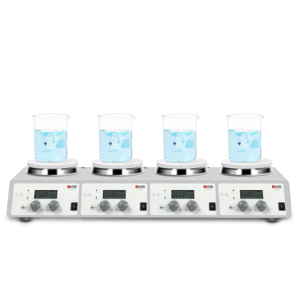 هات پلیت استیرر دیجیتال 4 کاناله دایرهای DLAB MS-H340-S4 گروه تاراز