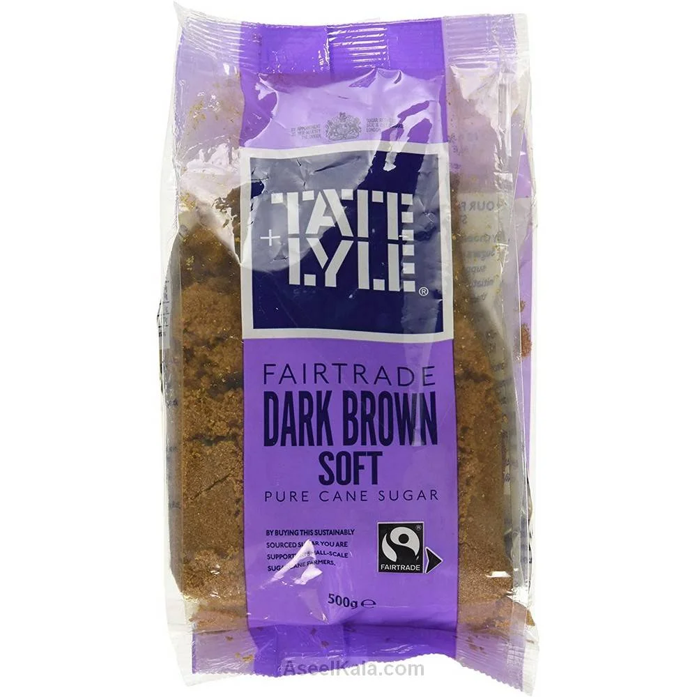 شکر قهوه ای تیت اند لایل مدل قهوه ای تیره 500 گرمی - Tate & Lyle