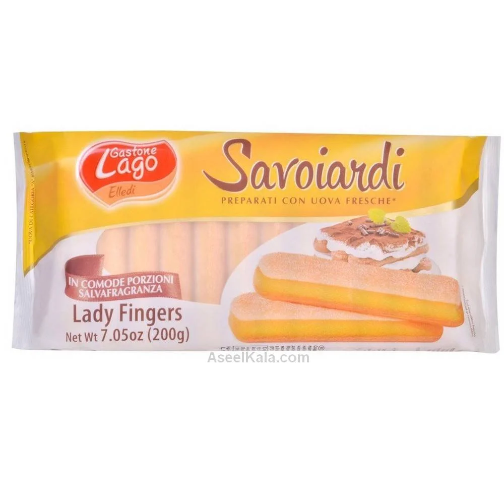 بیسکویت تیرامیسو لیدی فینگر لاگو وزن 200 گرمی - LAGO
