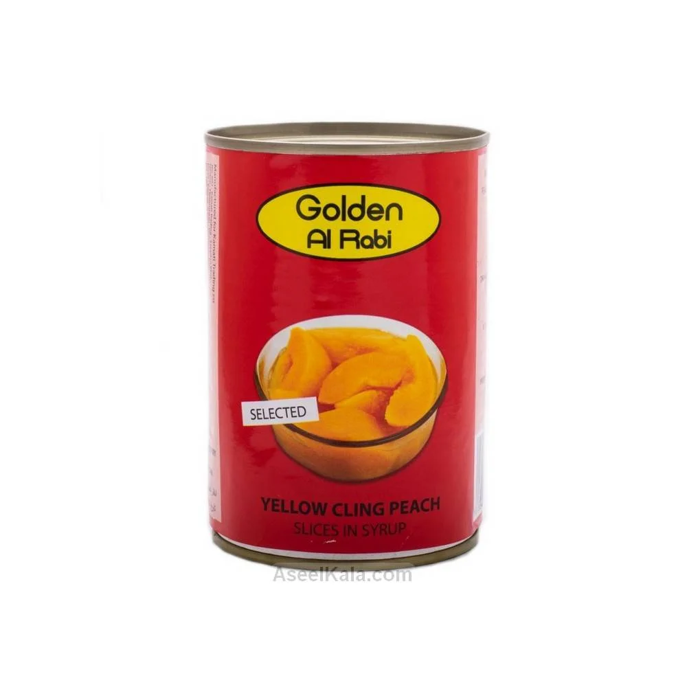 کمپوت خوخ یا هلو گلدن الربیع وزن 420 گرم - Golden AL Rabi