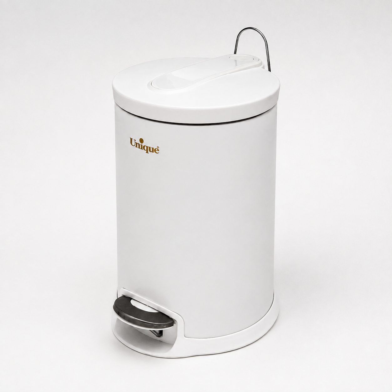 سطل زباله 16 لیتر سفید یونیک کد UN-4130
