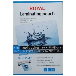 طلق پرس کارت 9 × 12 سانتی متر 150 میکرون خارجی بسته 100 عددی