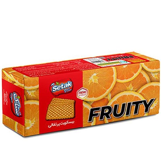 ستاک بیسکوییت فروتی با طعم پرتقال جعبه 550 گرمی