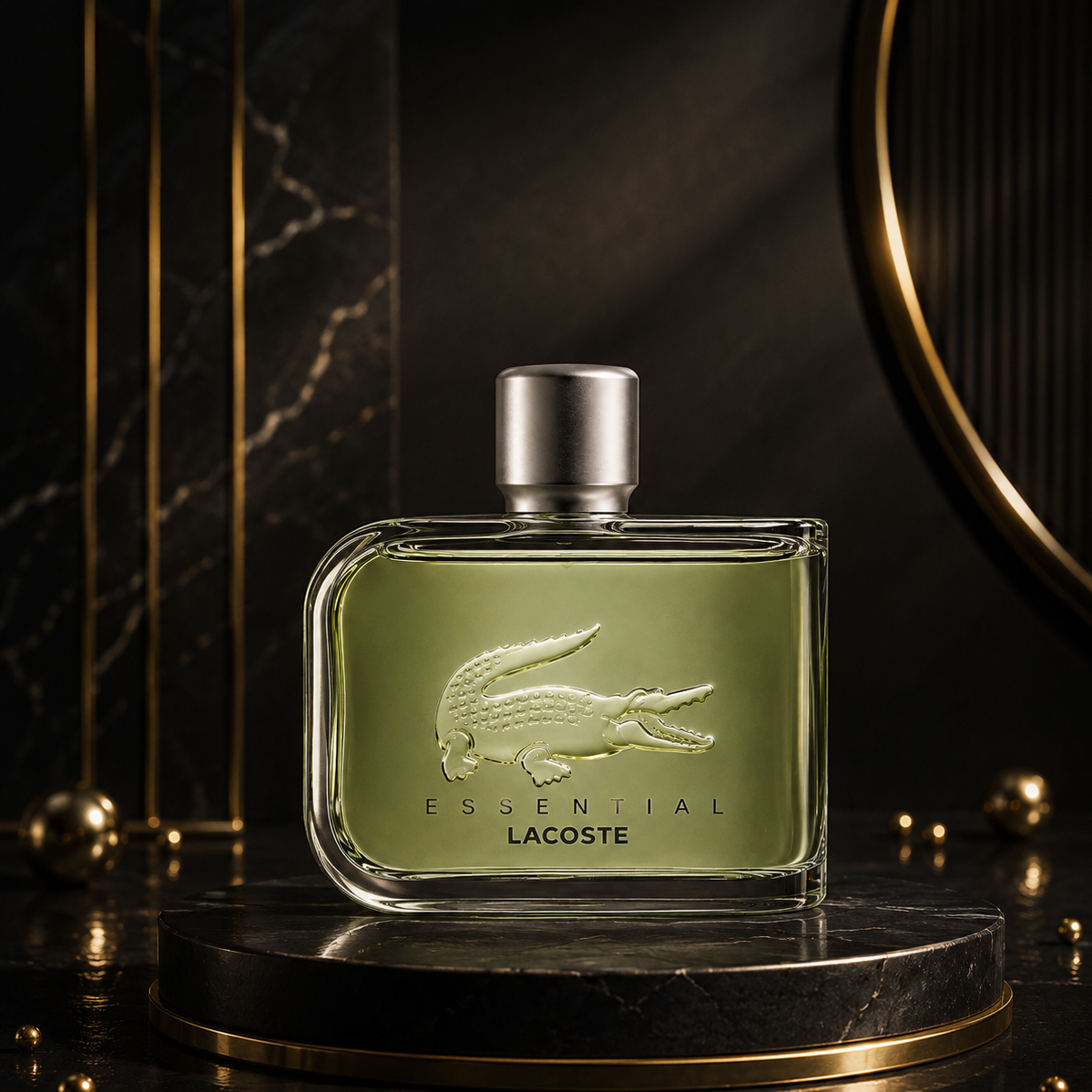 عطر لاگوست اسنشیال سبز 10 میل - خنک تلخ مردانه