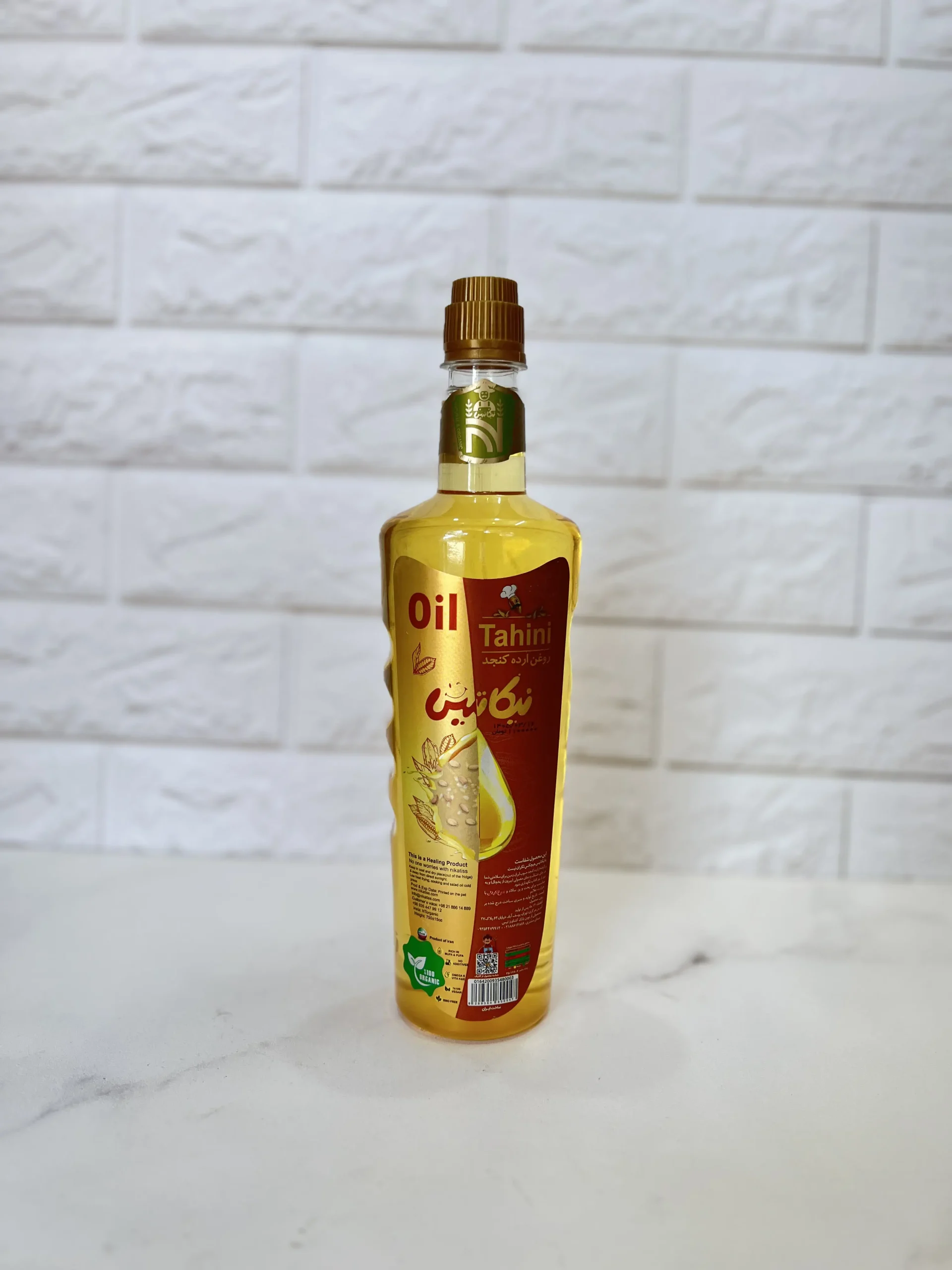 روغن ارده کنجد ارگانیک نیکاتیس750 سی سی