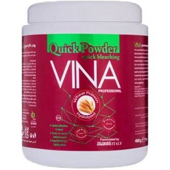 پودر دکلره وینا رنگ سبز حجم 400 گرم Vina
