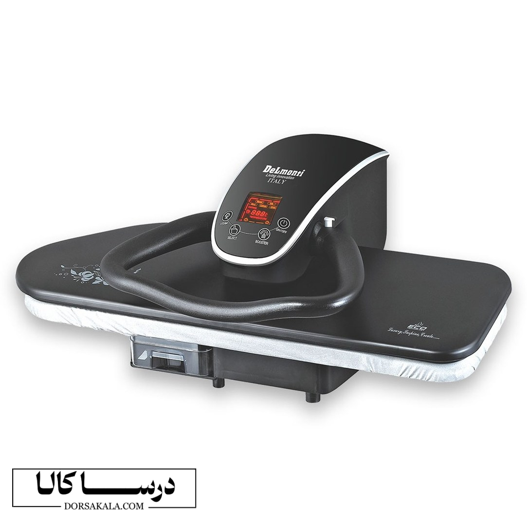 اتو پرس 26 اینچ دیجیتالی مشکی با پایه DL‏910 دلمونتی