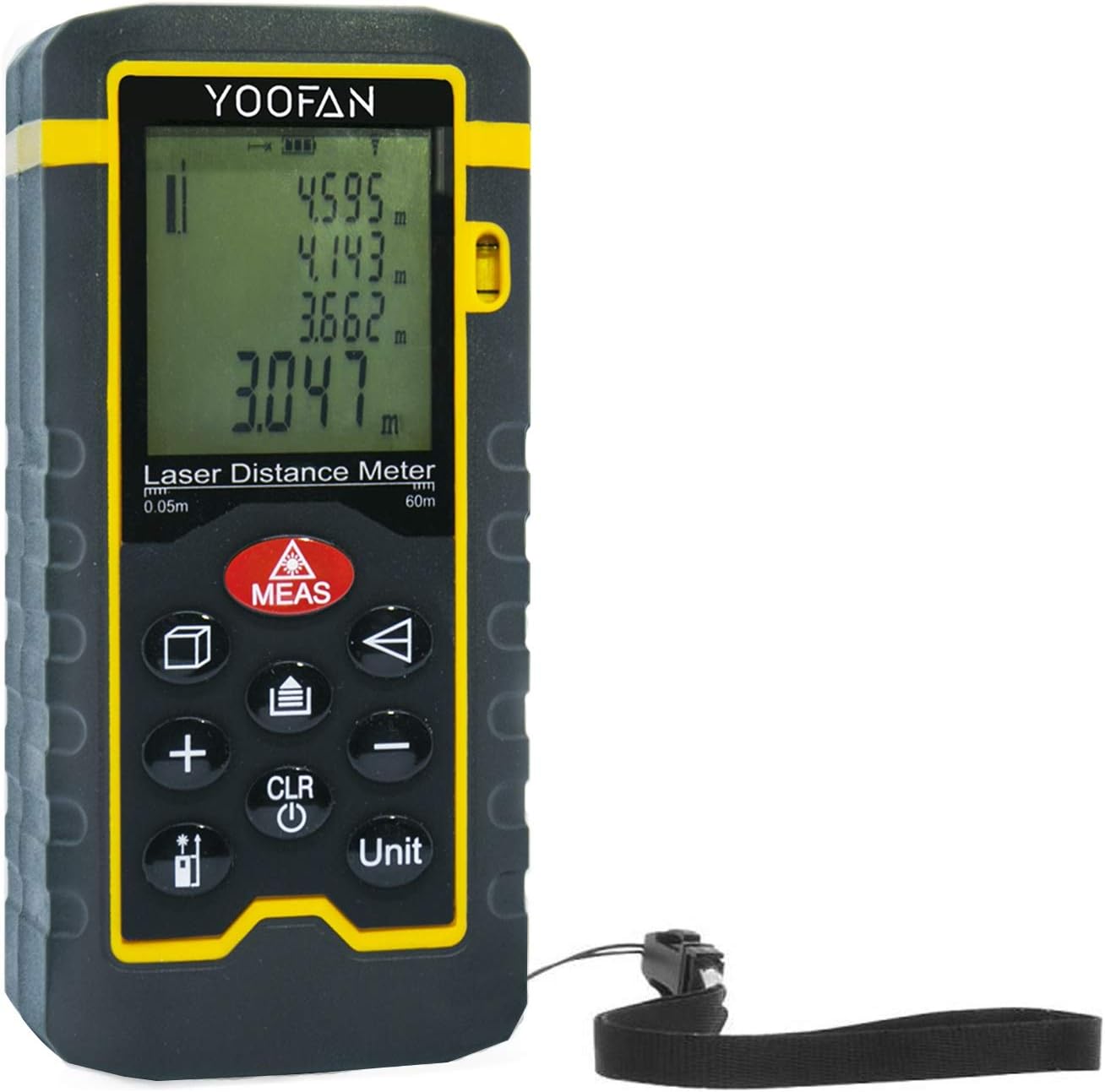 خرید متر لیزری 60 متری YOOFAN مدل HT 60 | فاصله یاب لیزری دیجیتال