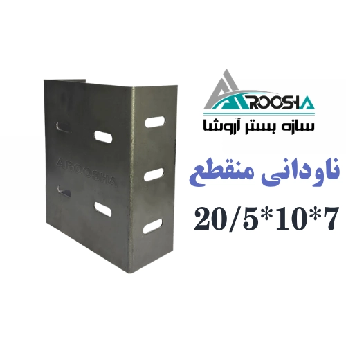 ناودانی 7×10/5×20 ضخامت 2 میل – ورق سیاه