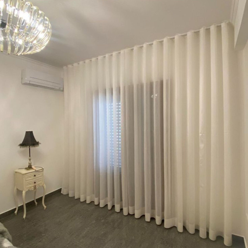 پرده مدل حریر شاین اسکاچی دوخت مینیمال مدل 2801800 سانتیمتر