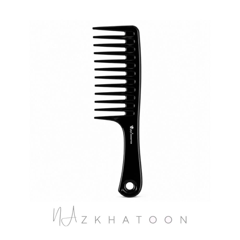 شانه فر متوسط وین مدل C07 مقاوم در برابر حرارت | WIAN Carbon Fibre Comb C07