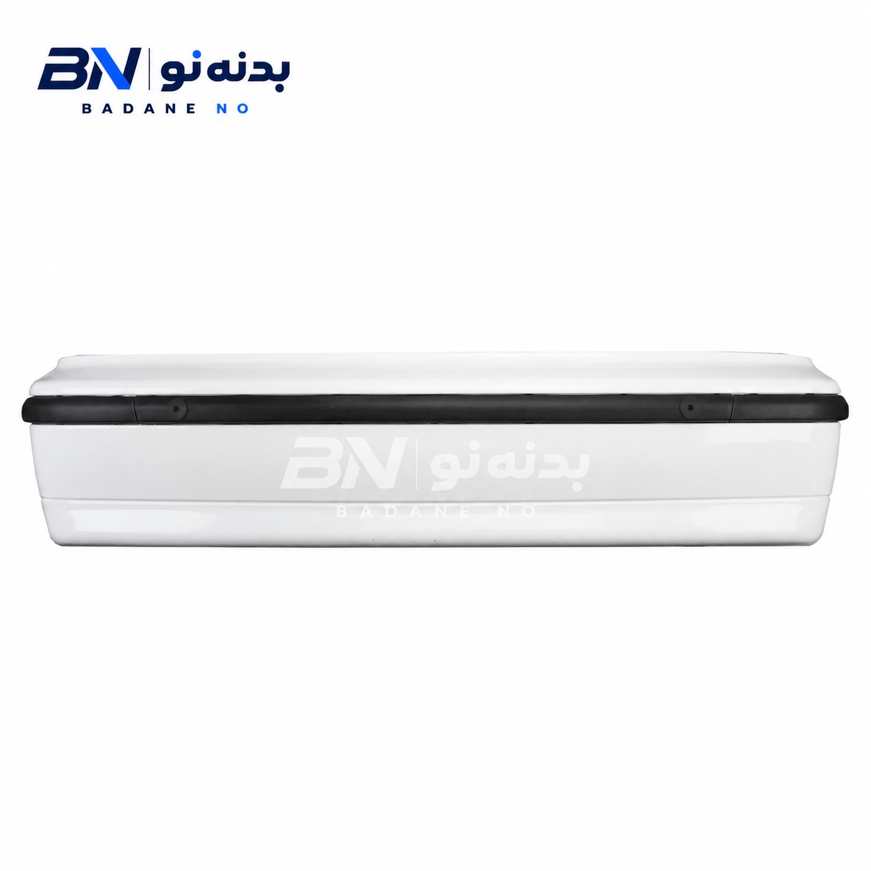 سپر عقب سمند LX رنگ سفید - برند مهرخواه (اصلی شرکتی)