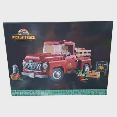 لگو ساختنی تکنیک پیکاپ کشاورزی آفرود 1677 قطعه آیتم 10092 Technic model Farmers Off-road Pickup Truck