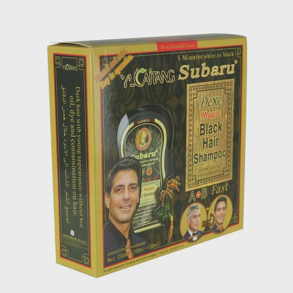 شامپو رنگ موی مشکی سوبارو دکس مدل Magic Black