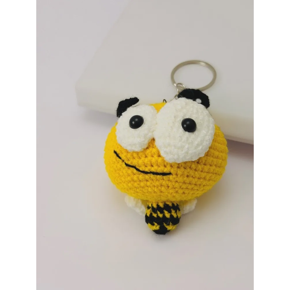 آویز چارم بگ بافت زنبورک کد CH00054
