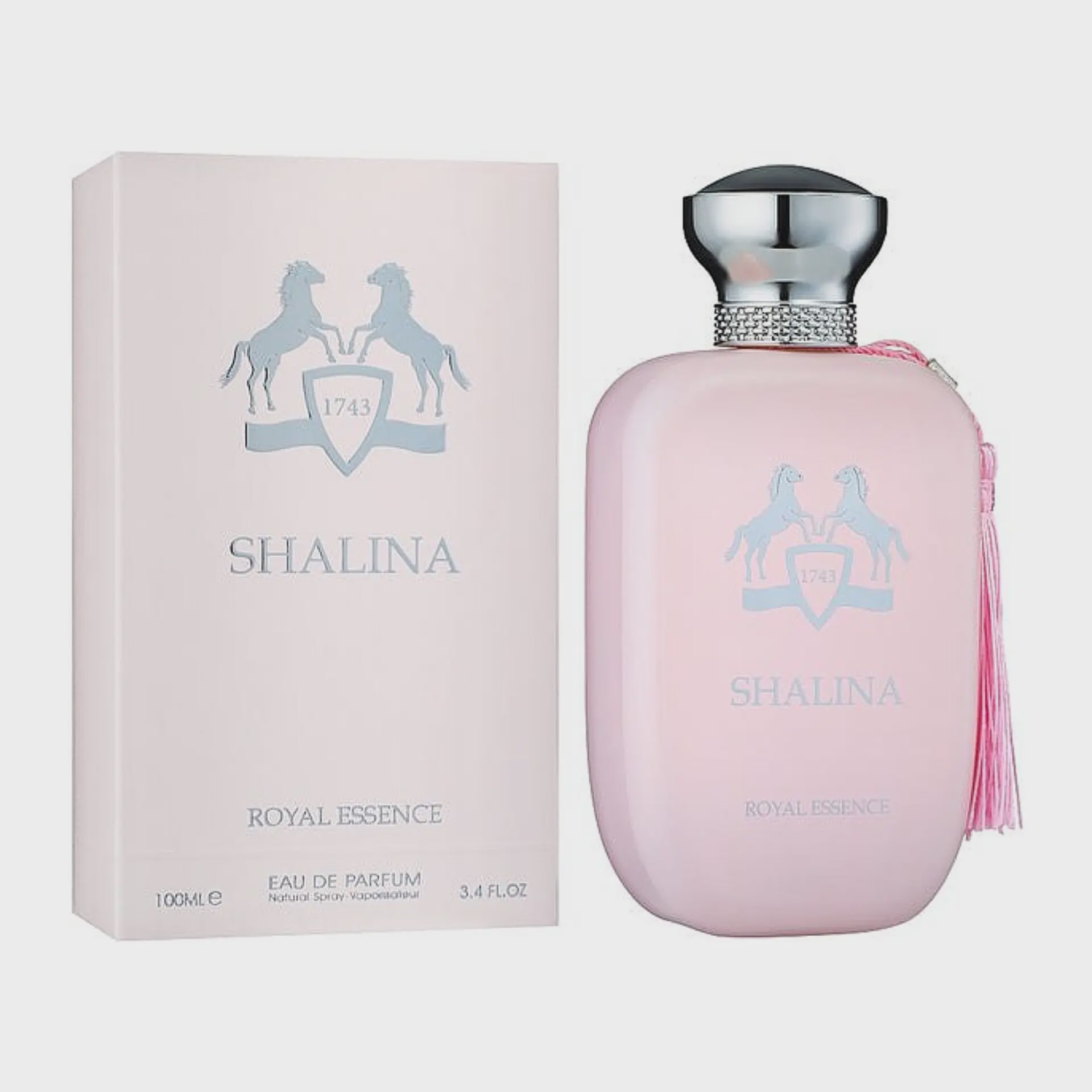 عطر ادکلن زنانه پرفیوم دو مارلی دلینا فراگرنس ورد شالینا رویال اسنس 100 میل Fragrance World Parfums de Marly Delina