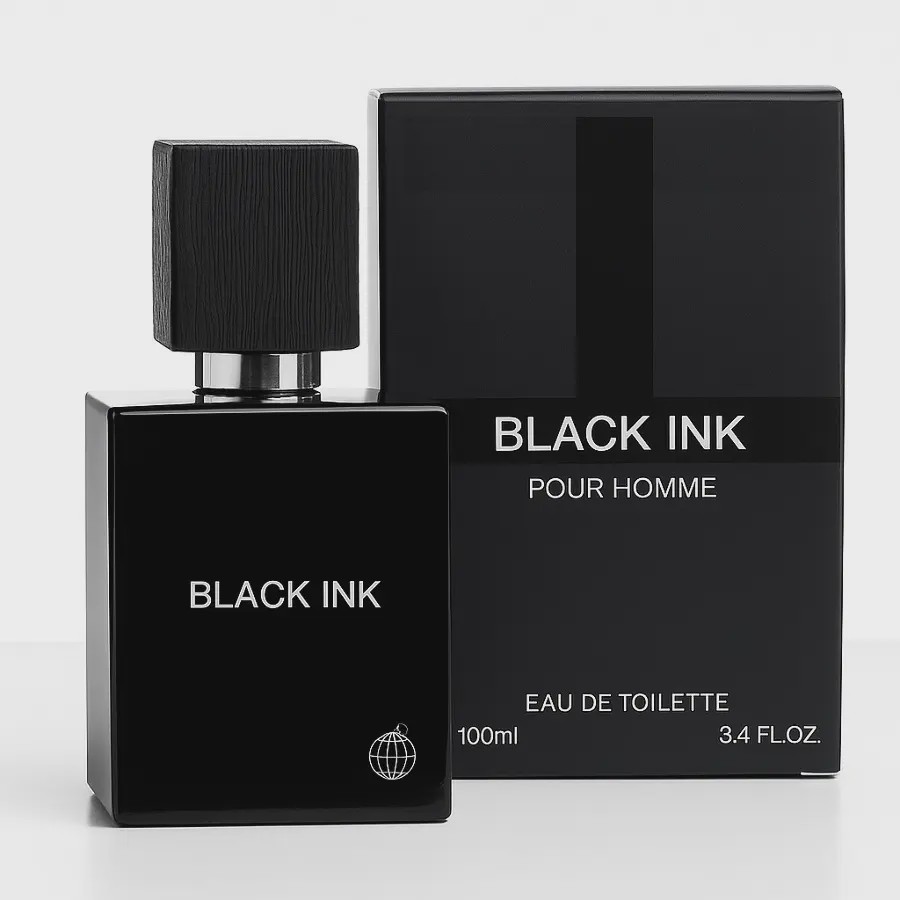 ادو پرفیوم مردانه فراگرنس ورد مدل black ink حجم 100 میلی لیتر مشابه لالیک مشکی