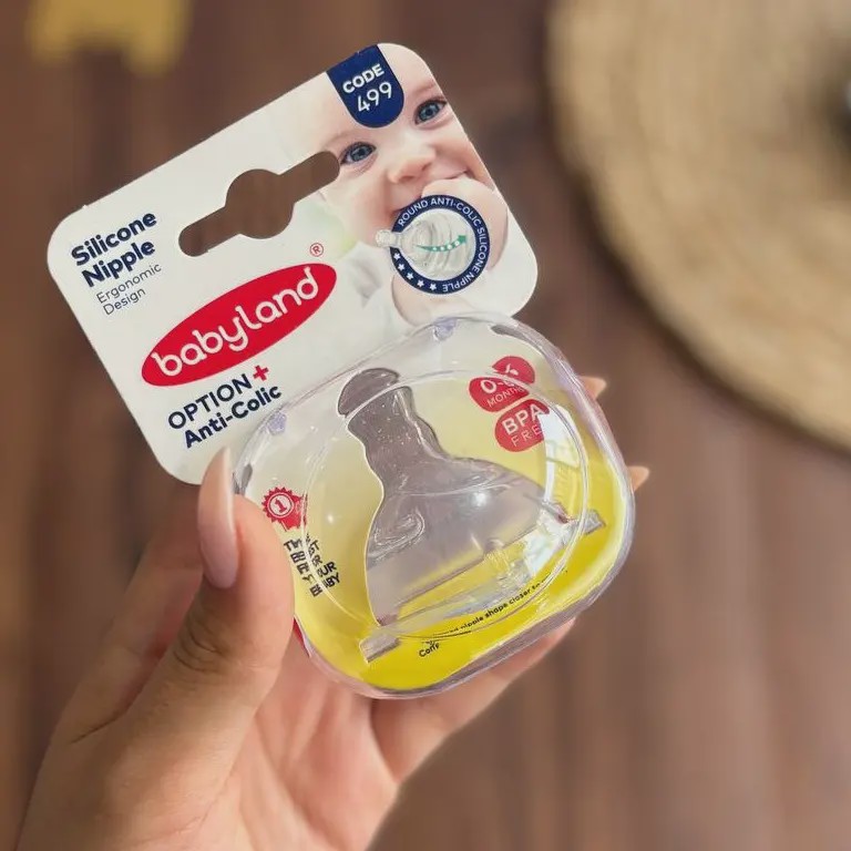 بیبی لند سرشیشه عریض فندوقی کد 499