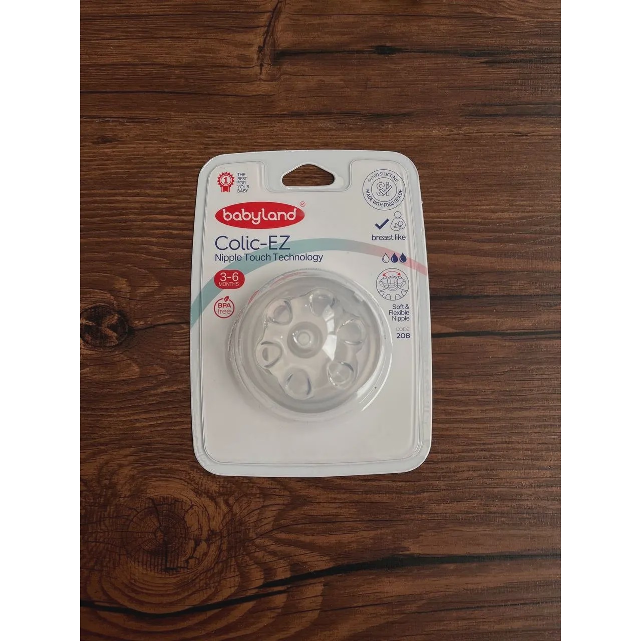 سرشیشه طرح اونت بی بی لند مدل Colic-Ez سایز 3-6 ماه کد 208