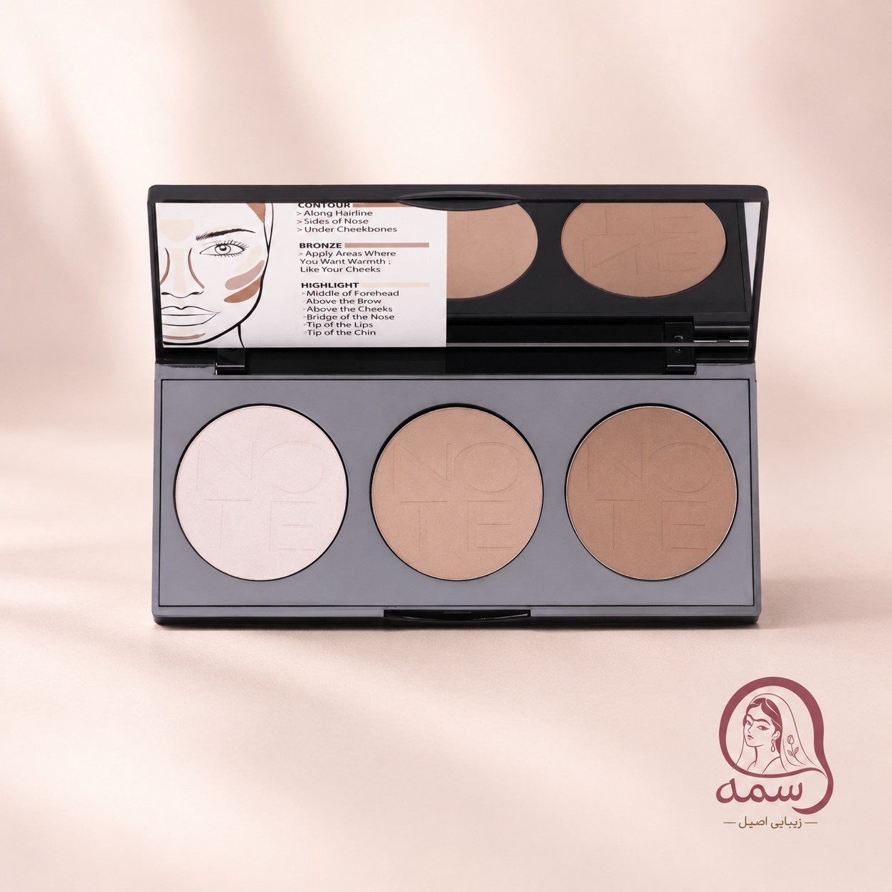 پالت کانتور پودری نوت مدل Perfecting شماره 02 وزن 15 گرم