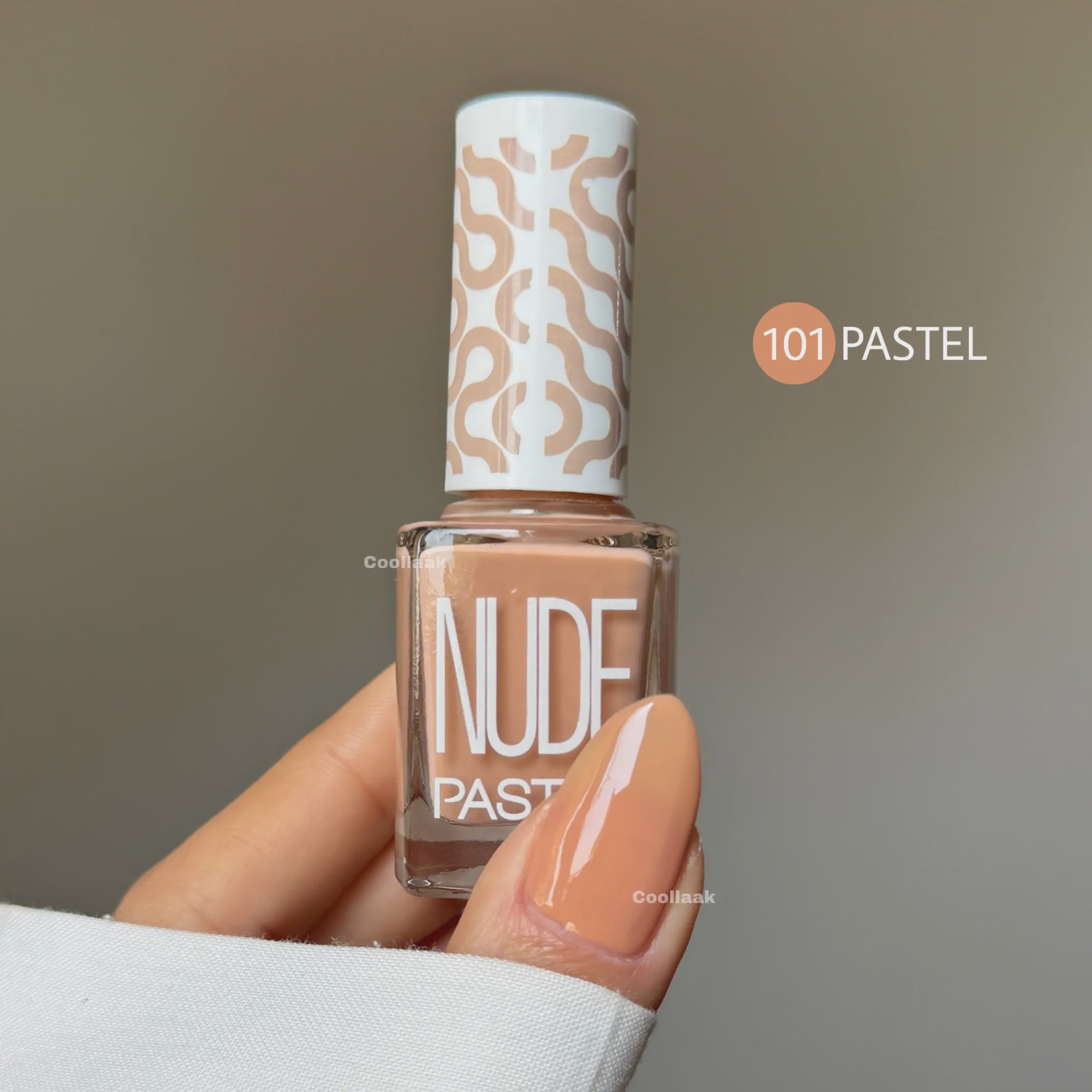 لاک پاستل مدل Nude pastel کد 101 Caramel
