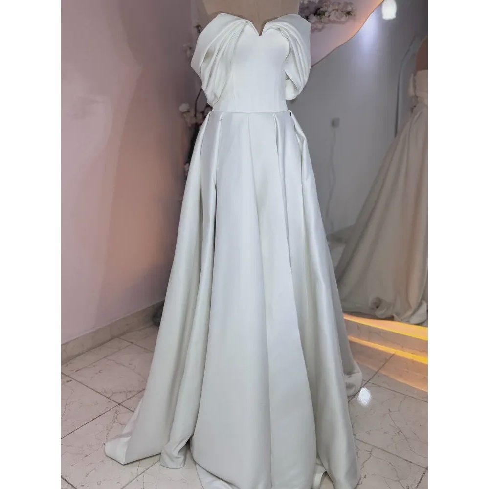 لباس عروس دارپه اروپایی کد 349