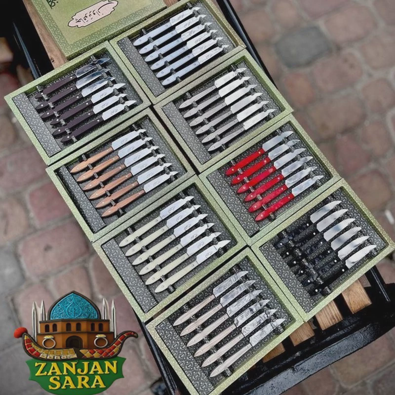 چاقو میوه خوری استیل ست 6 تائی تروان زنجان