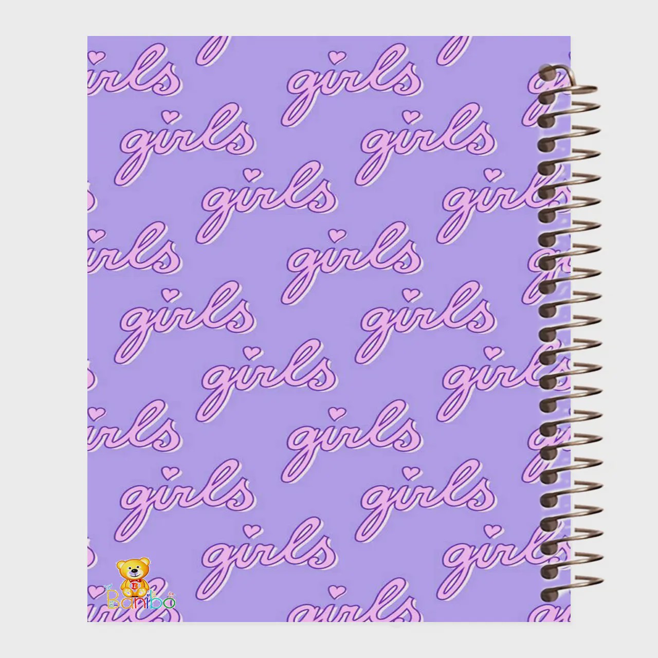 دفتر مشق 100 برگ طرح girls کد 1018