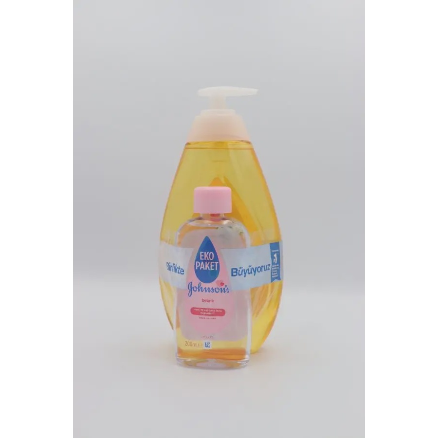 ست شامپو سر و بدن و روغن بچه جانسون Johnson حجم 750 200 میلیلیتر