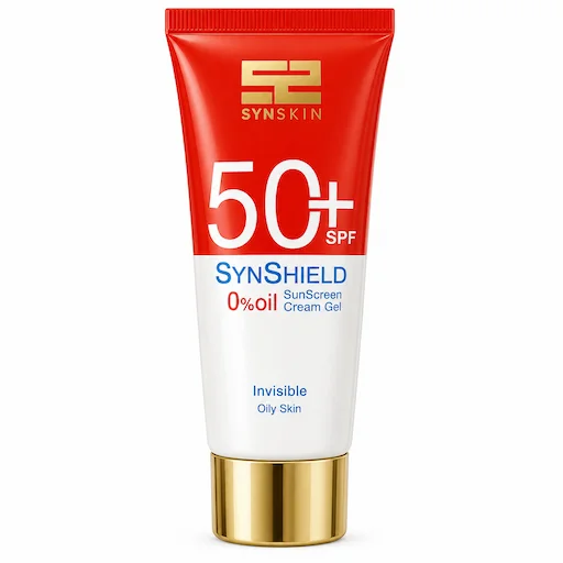  کرم ژل ضد آفتاب فاقد چربی ساین اسکین با SPF 50 مناسب انواع پوست وزن 50 گرم