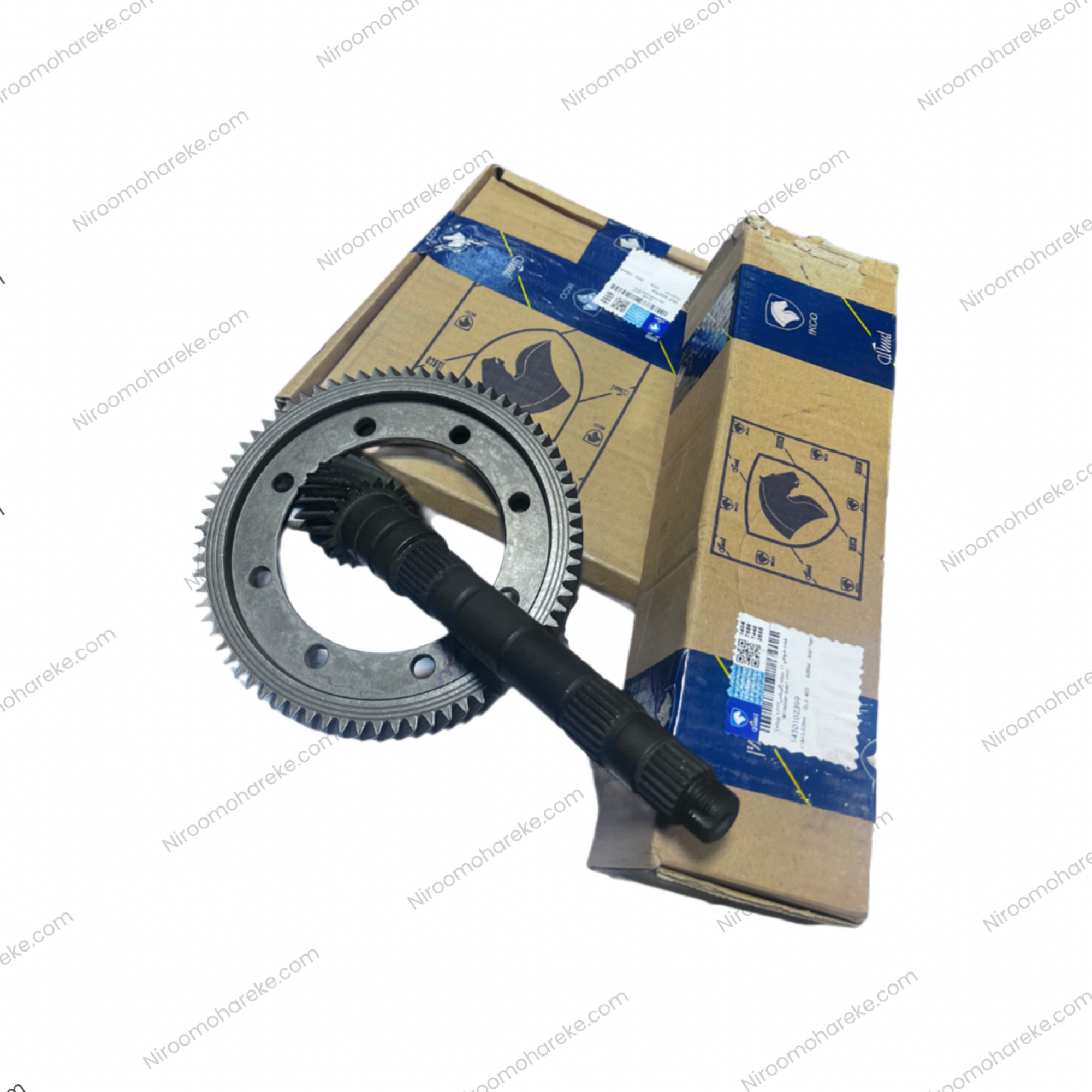 کرانویل و پینیون گیربکس پژو405 17*77 برند ایساکو