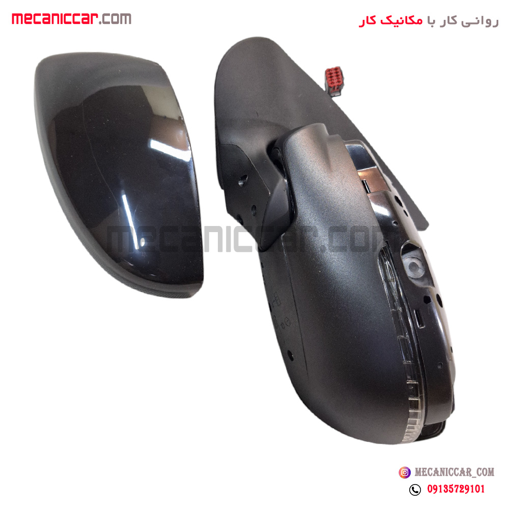 اینه کامل برقی چپ راهنمادار پژو 207 کاوج