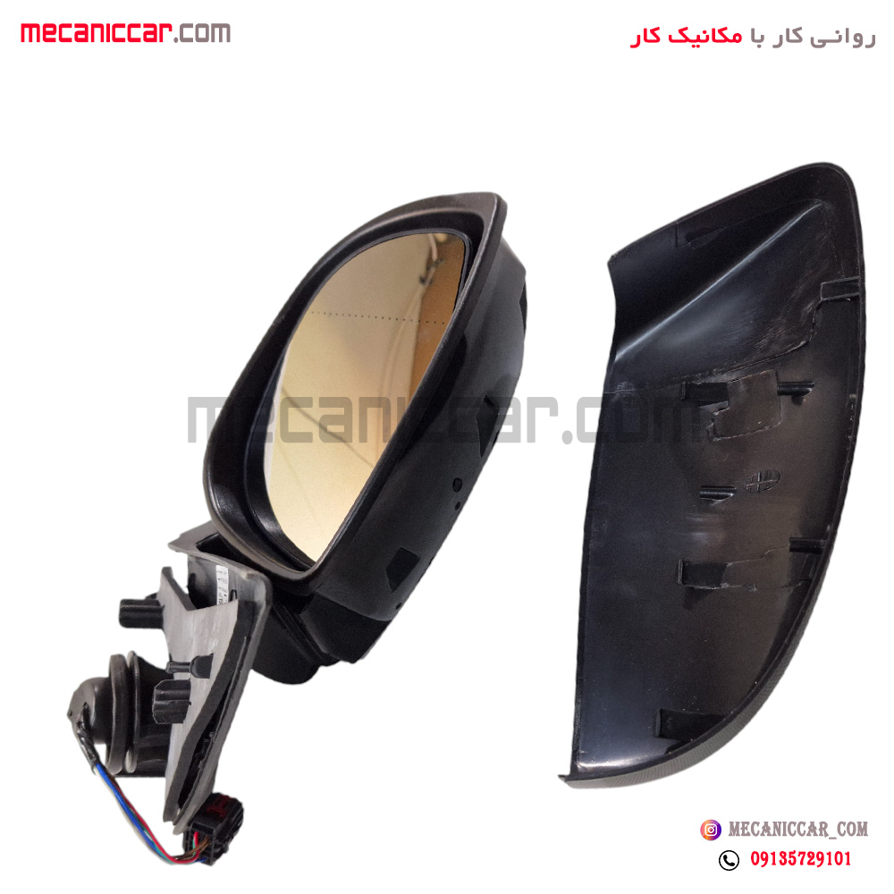 اینه کامل برقی چپ راهنمادار پژو 207 کاوج