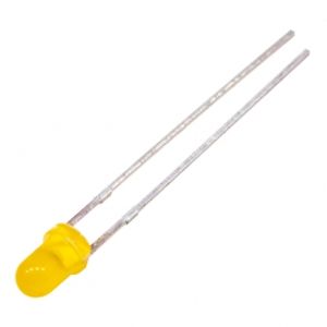 ال ای دی اوال 4mm زرد مات نواری LITEON OVAL