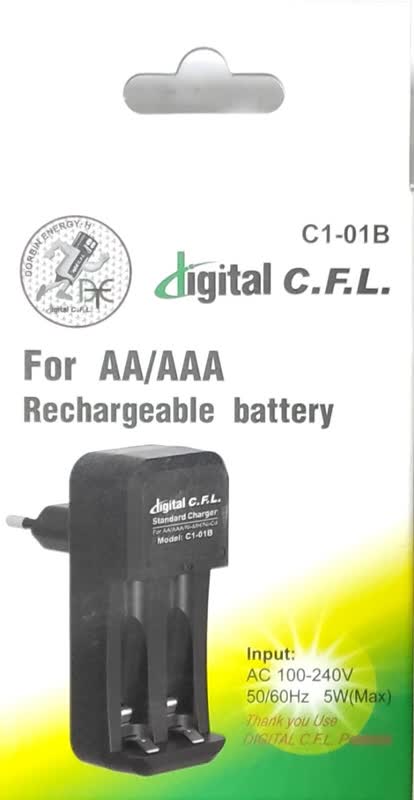 شارژر باتری های قلمی و نیم قلمی digital CLF C1-01B