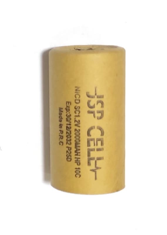 باتری دریل 1.2 ولت 2000mAh جریان بالا 10C مارک JSP CELL