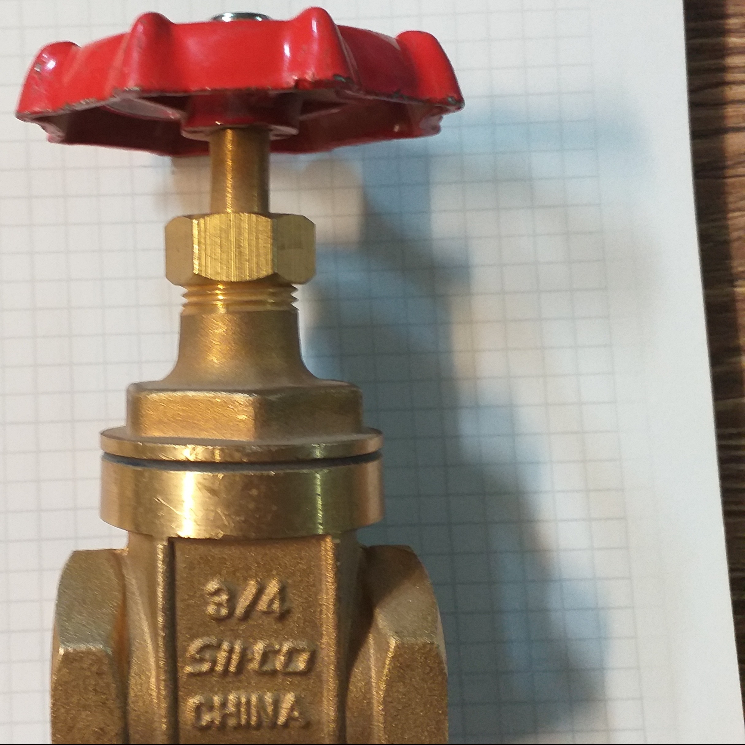 شیرفلکه برنجی 3/4 سیتکو اصل