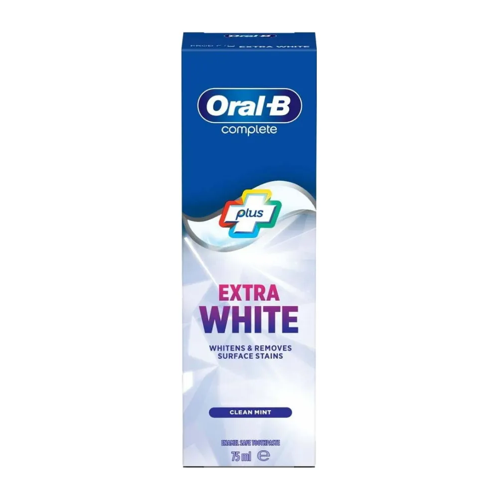 خمیر دندان سفید کننده اورال بی Oral-B Extra White حجم 75 میل